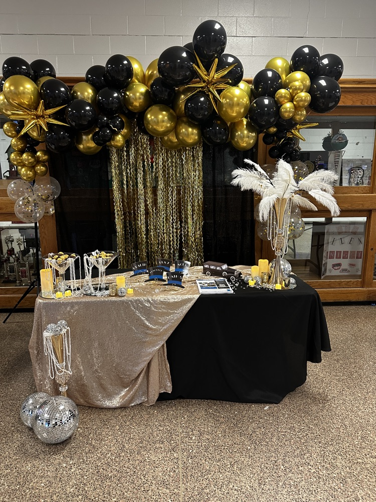 table at hiring fair