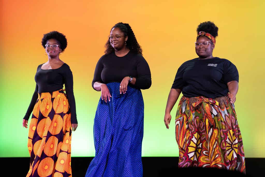 student sin fashion show