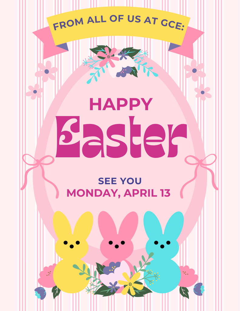 Happy Easter from GCE!