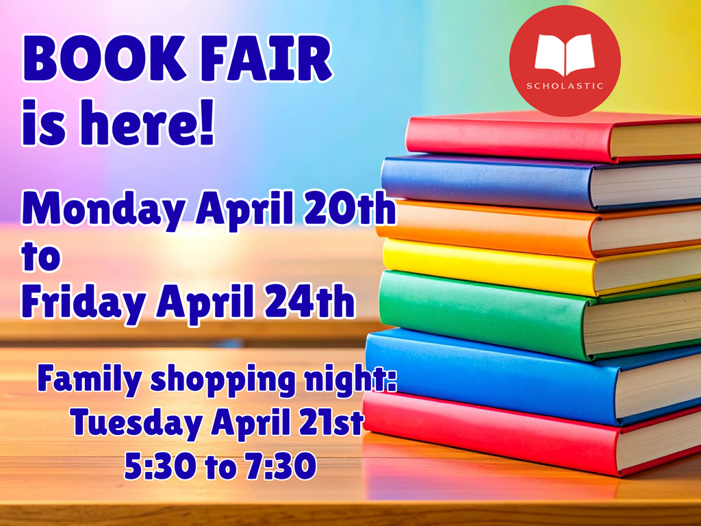 📚✨ The Book Fair is HERE! ✨📚  Get ready, Cobra Nation—our Scholastic Book Fair is back and better than ever!  🗓 April 20th – April 24th 📖 Browse, shop, and discover your next favorite read!  👨‍👩‍👧 Family Shopping Night: 🗓 Tuesday, April 21st ⏰ 5:30–7:30 PM  Bring the whole family and join us for a fun evening of books, community, and excitement! Every purchase helps support our school. 💙🐍  #CobraPride #BookFair #Scholastic #ReadMore