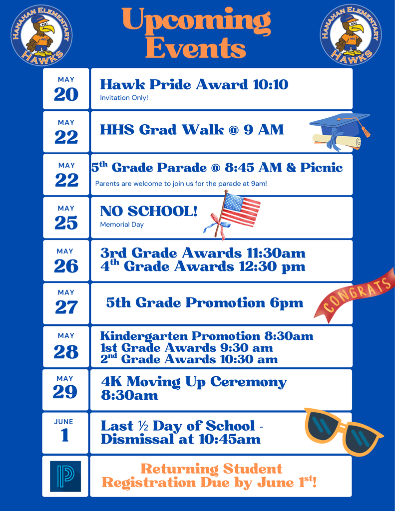 Upcoming events