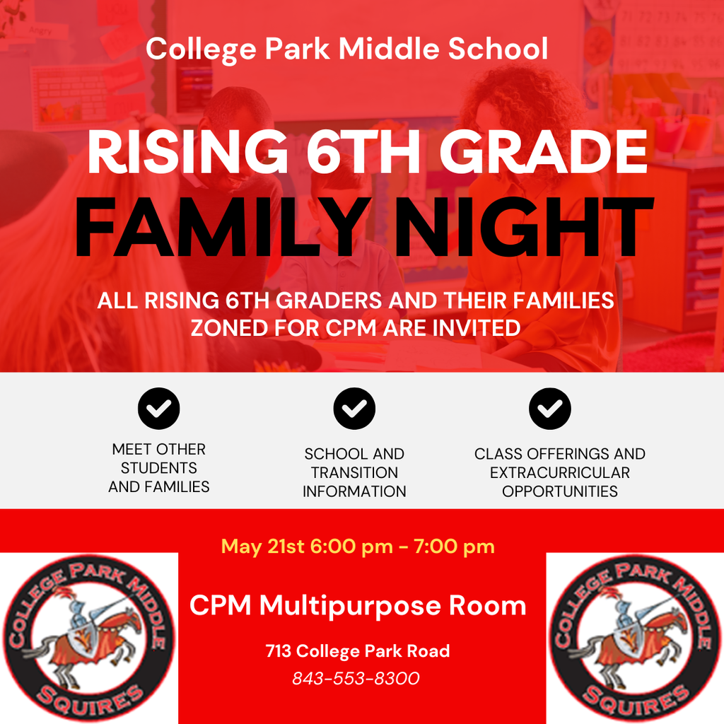 6th grade family night 