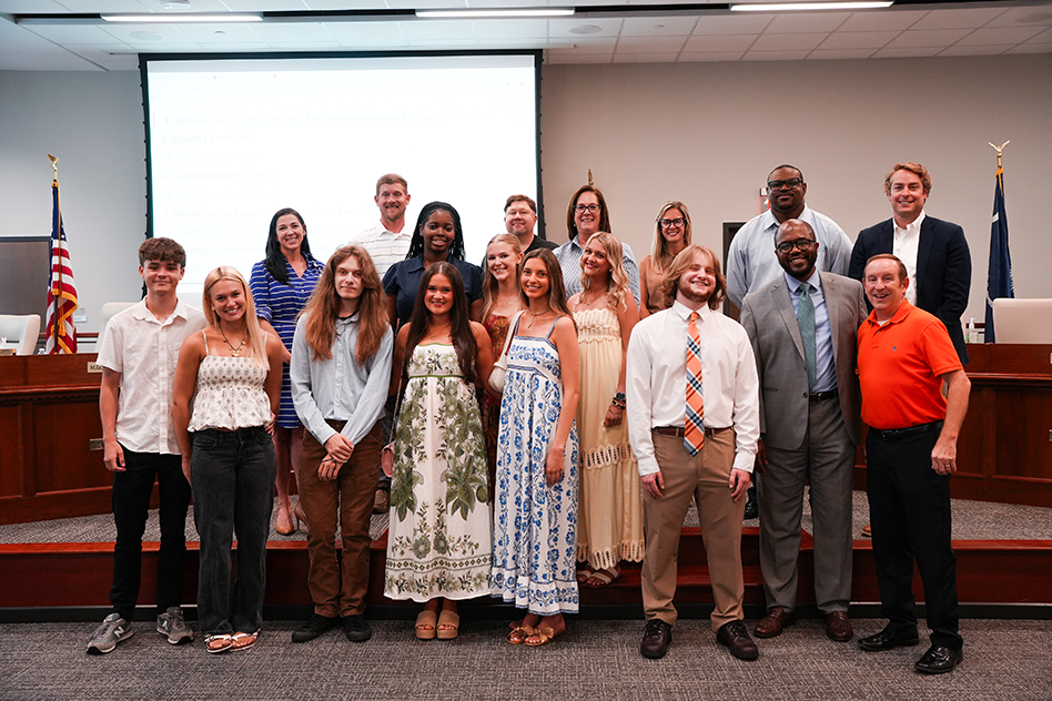 HHS Hawk's Eye View with board members