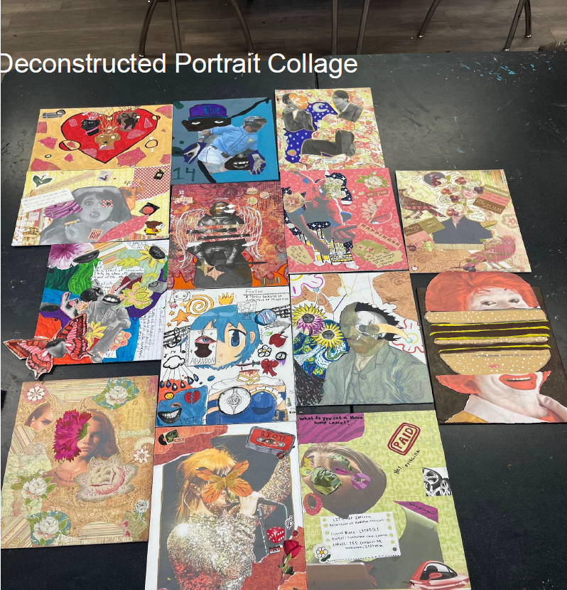 Deconstructed Portrait Collage