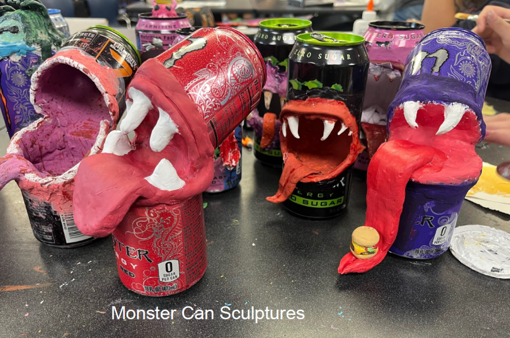 Monster Can Sculptures