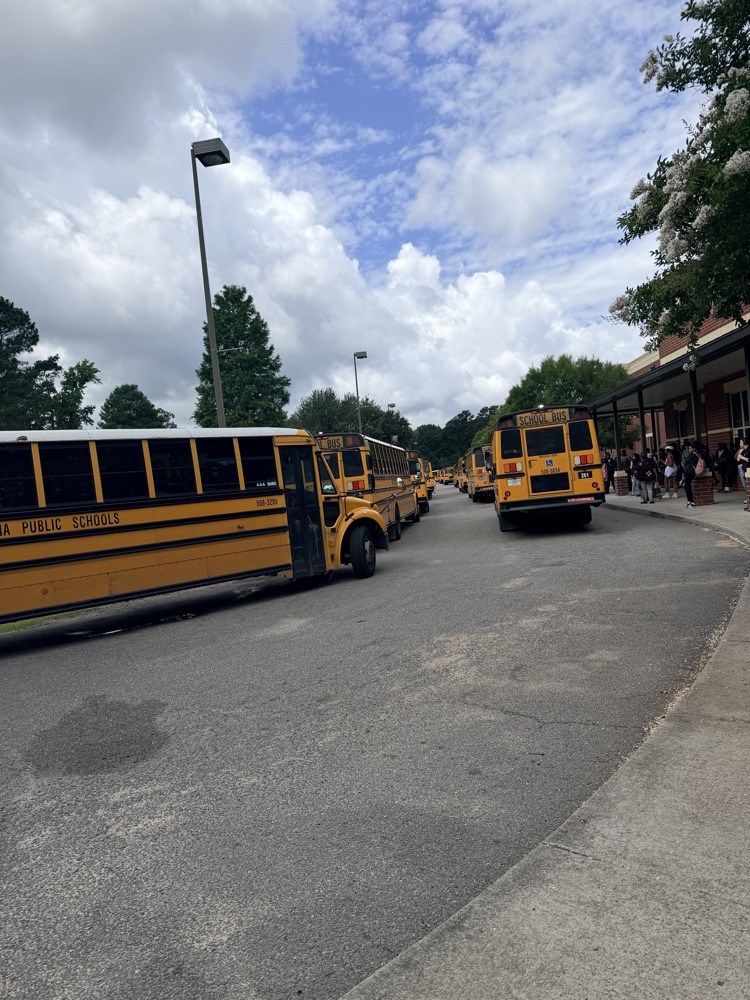 buses on the last day of school
