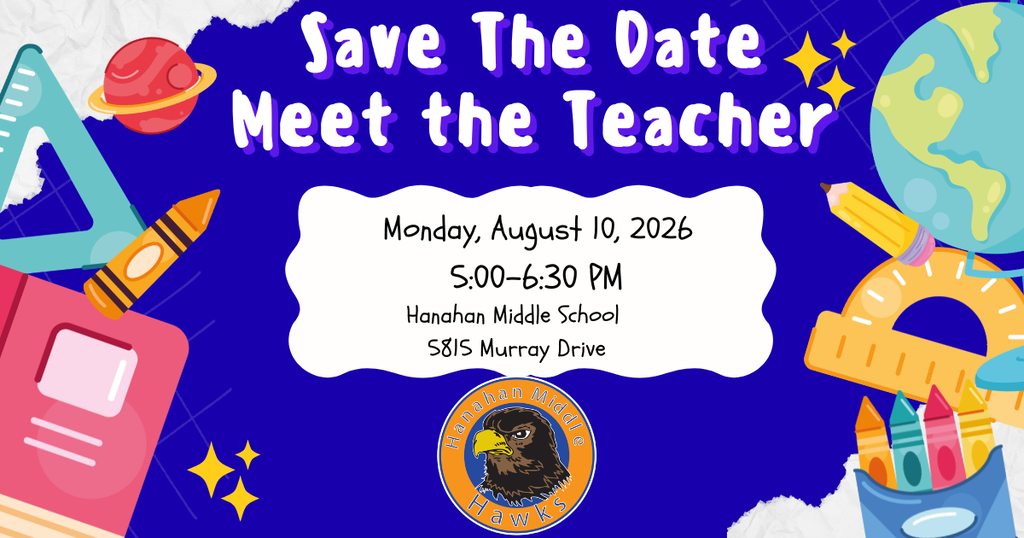 Save the Date Meet the Teacher August 10 
