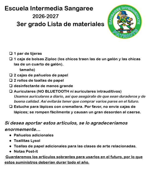 3rd grade Spanish