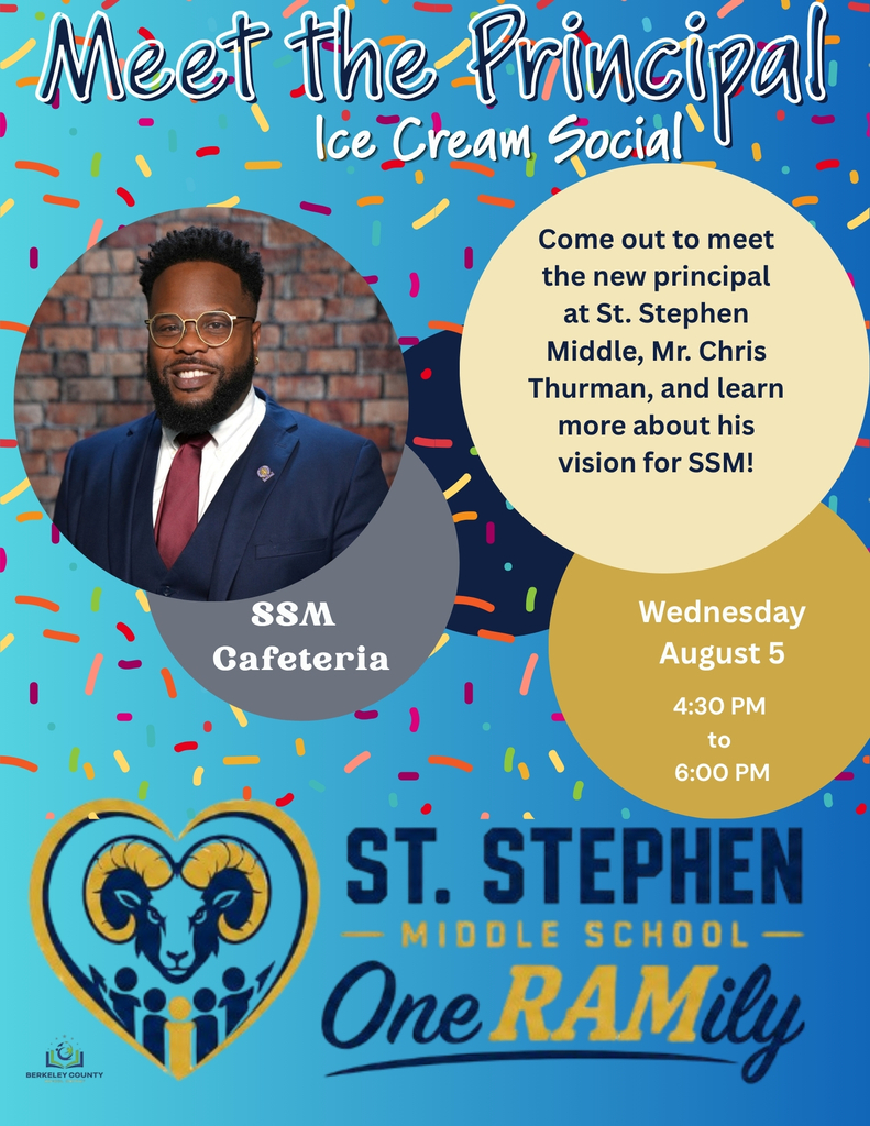 Meet the Principal Ice Cream Social. Meet Saint Stephen Middle School principal Chris Thurman Wednesday, August 5, 2026 from 4:30 to 6:00 in the St. Stephen Middle School Cafeteria. 