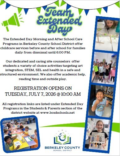 After school care registration is open!