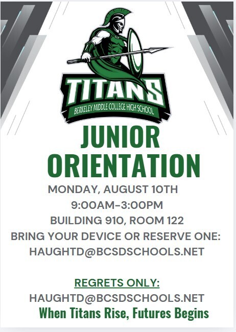 Junior Orientation