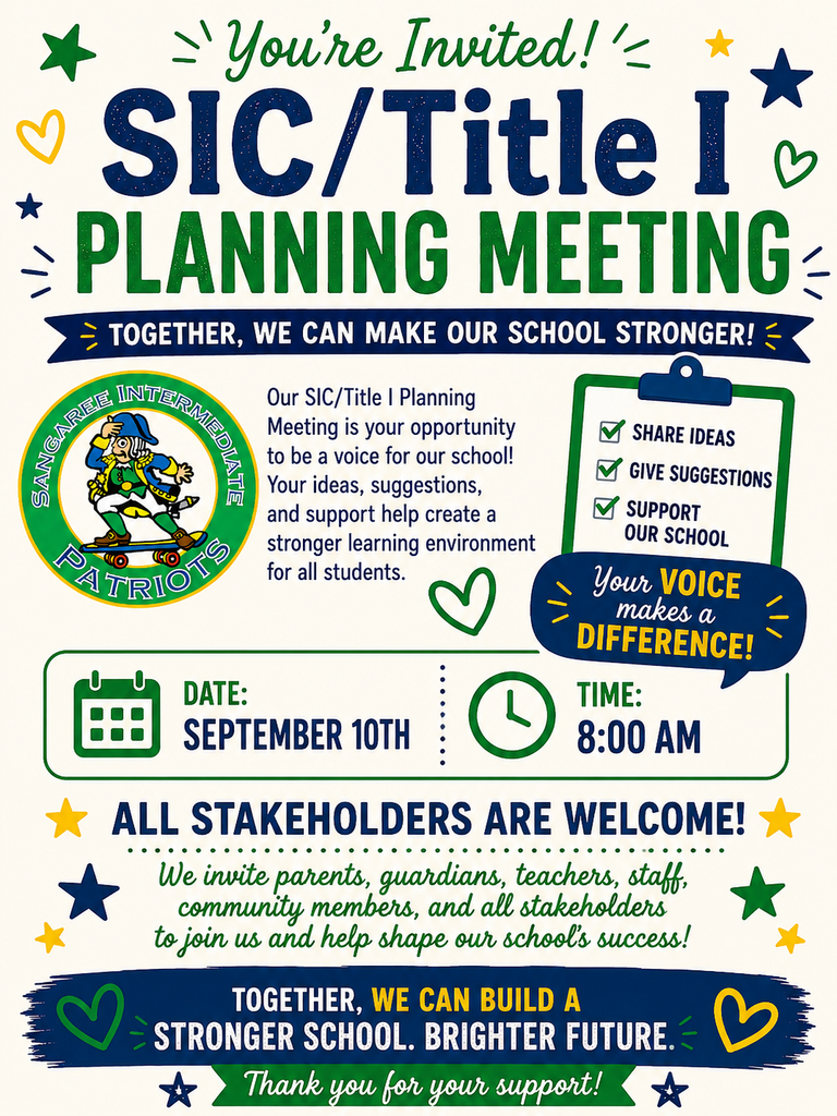 SIC and Title I Planning Meeting