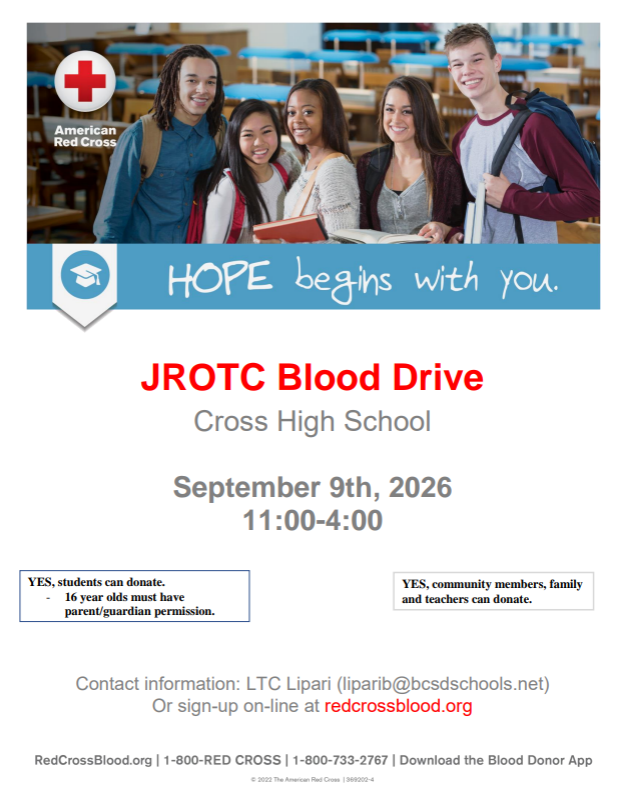 JROTC Blood Drive