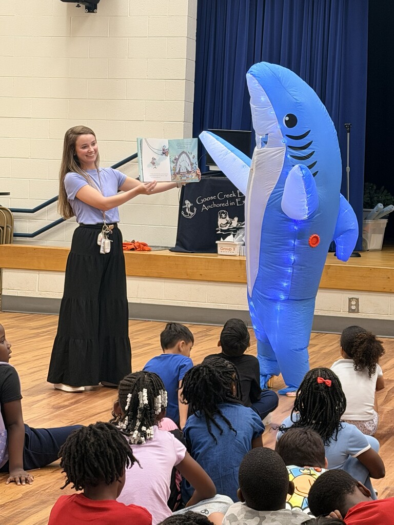 Clark the Shark came to GCE!