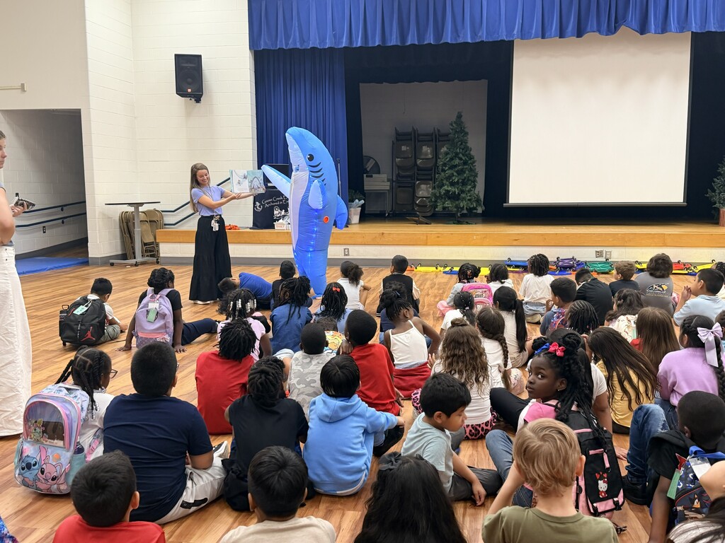 Clark the Shark came to GCE!
