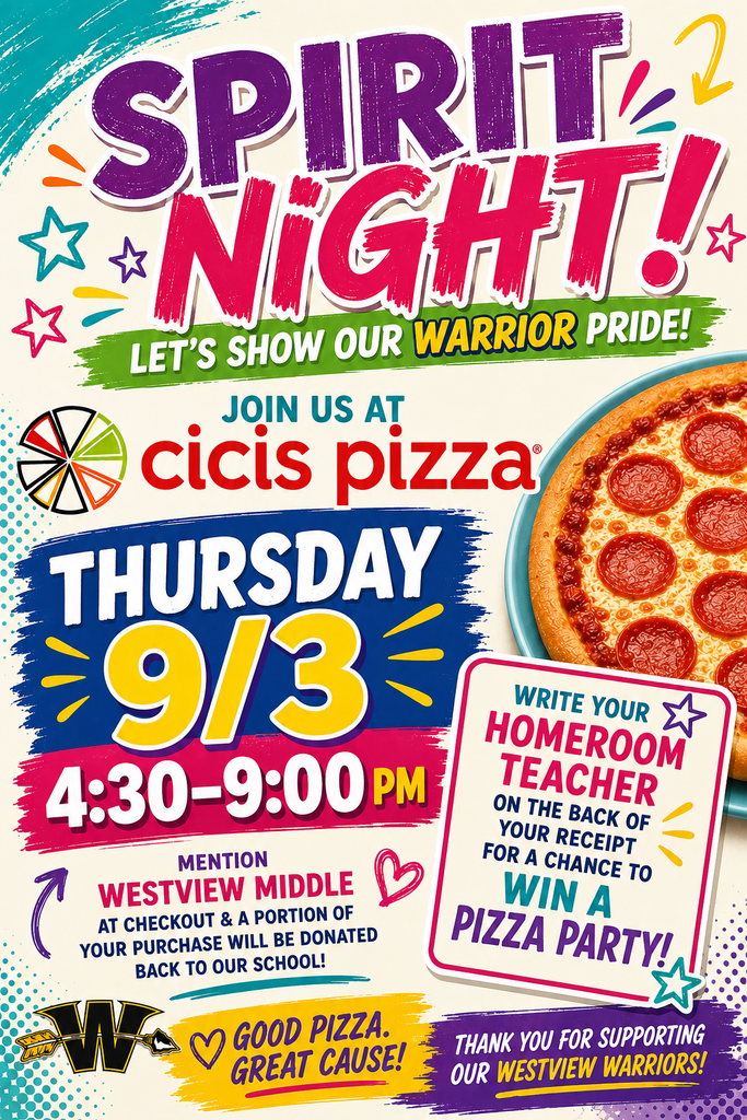 spirit night Cici's