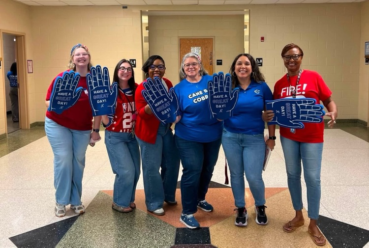 staffulty ready for high five Friday!