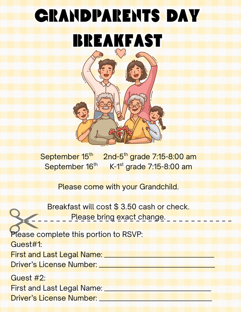 Grandparents Day Breakfast September 2026
