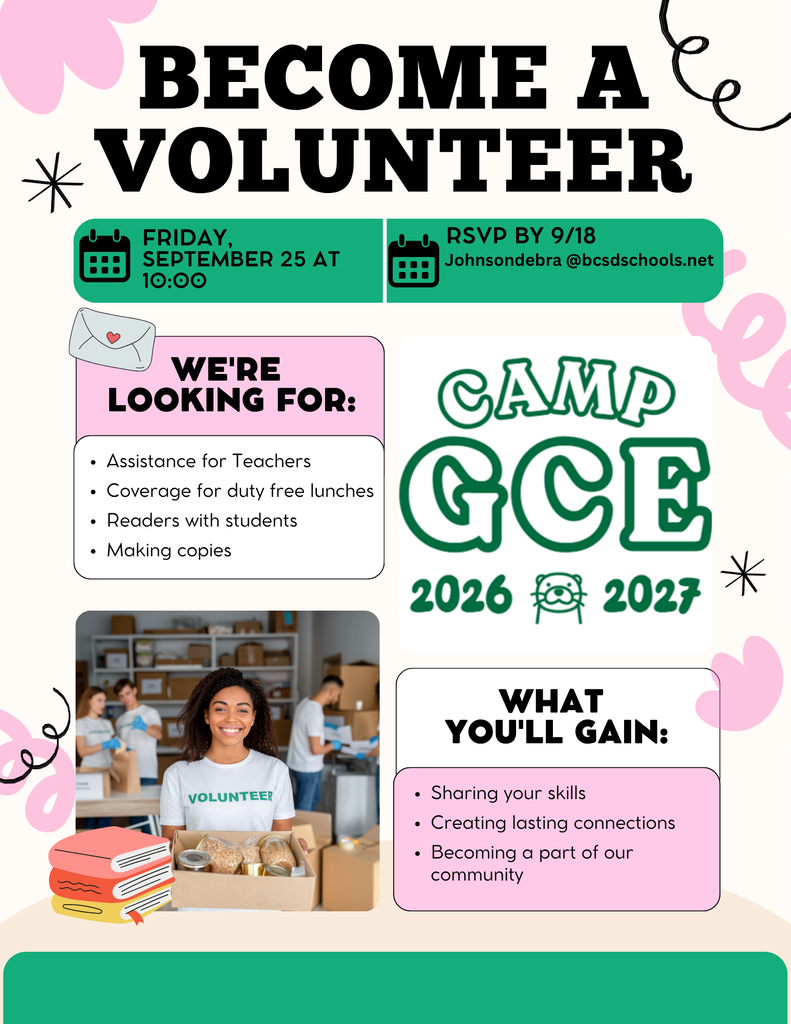 Please volunteer!