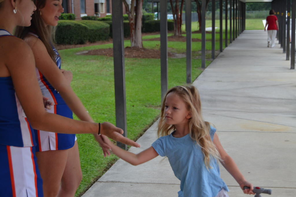high five