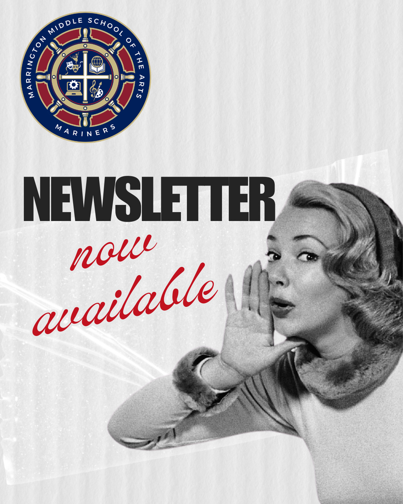 A black-and-white image of a woman with hands on her cheeks. Text reads "Newsletter now available".