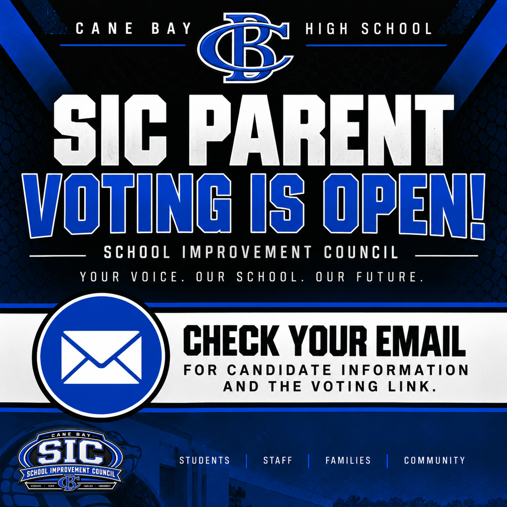 Image showing SIC Parent Voting is now open. Please check your email for information and voting link