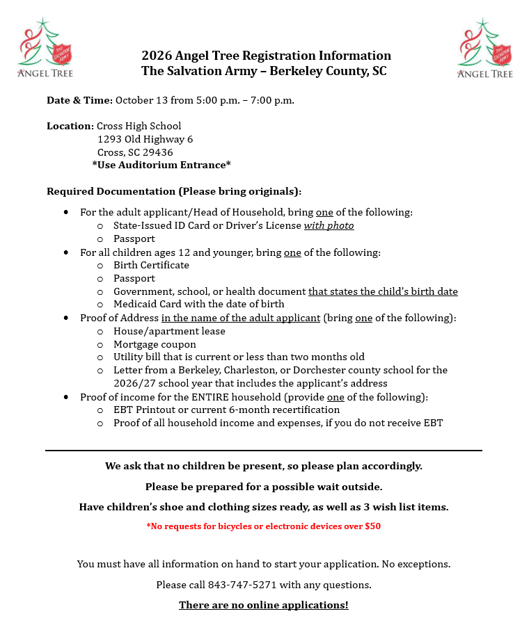 angel tree english