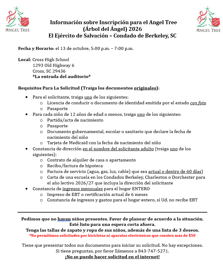 angel tree spanish