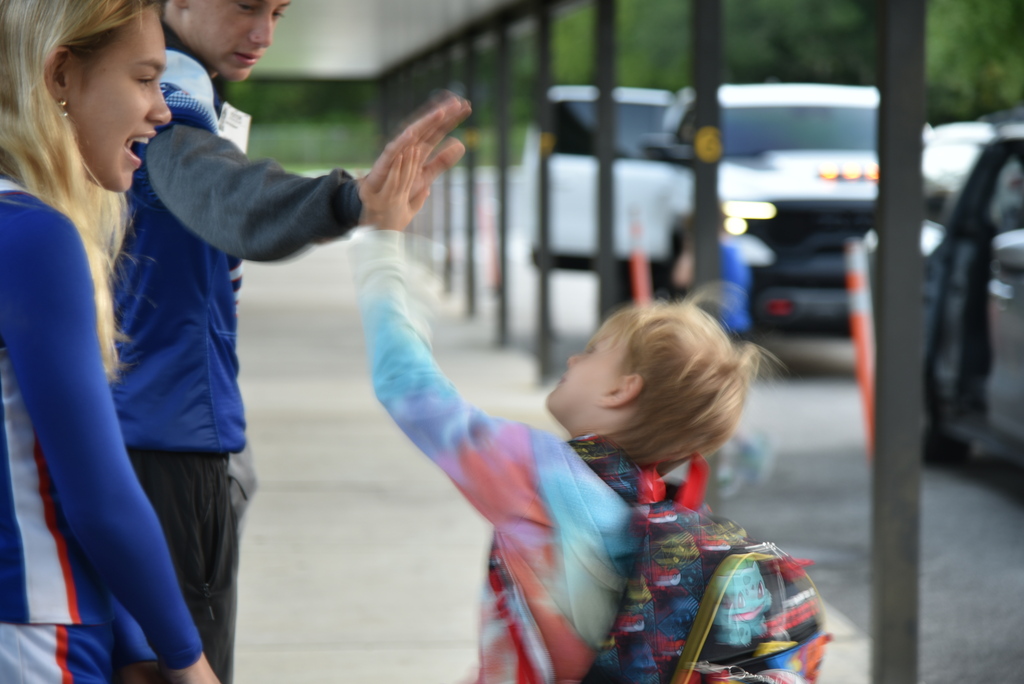 high five