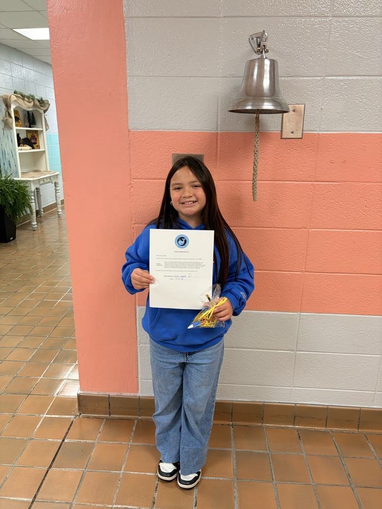 Picture of Student earning a Positive Referral