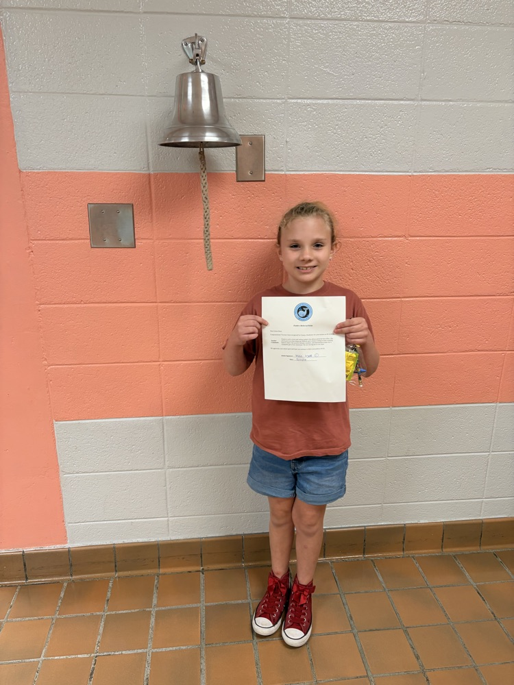 Picture of Student earning a Positive Referral