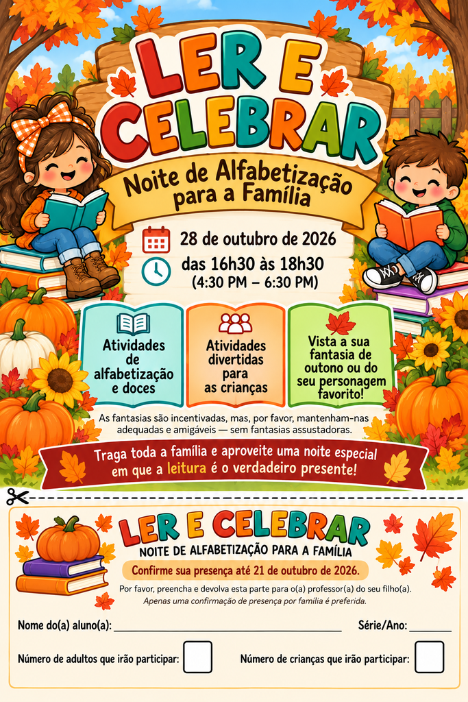 Read or Treat Night Flyer