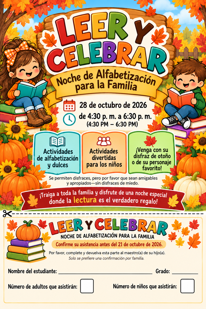 Read or Treat Night Flyer