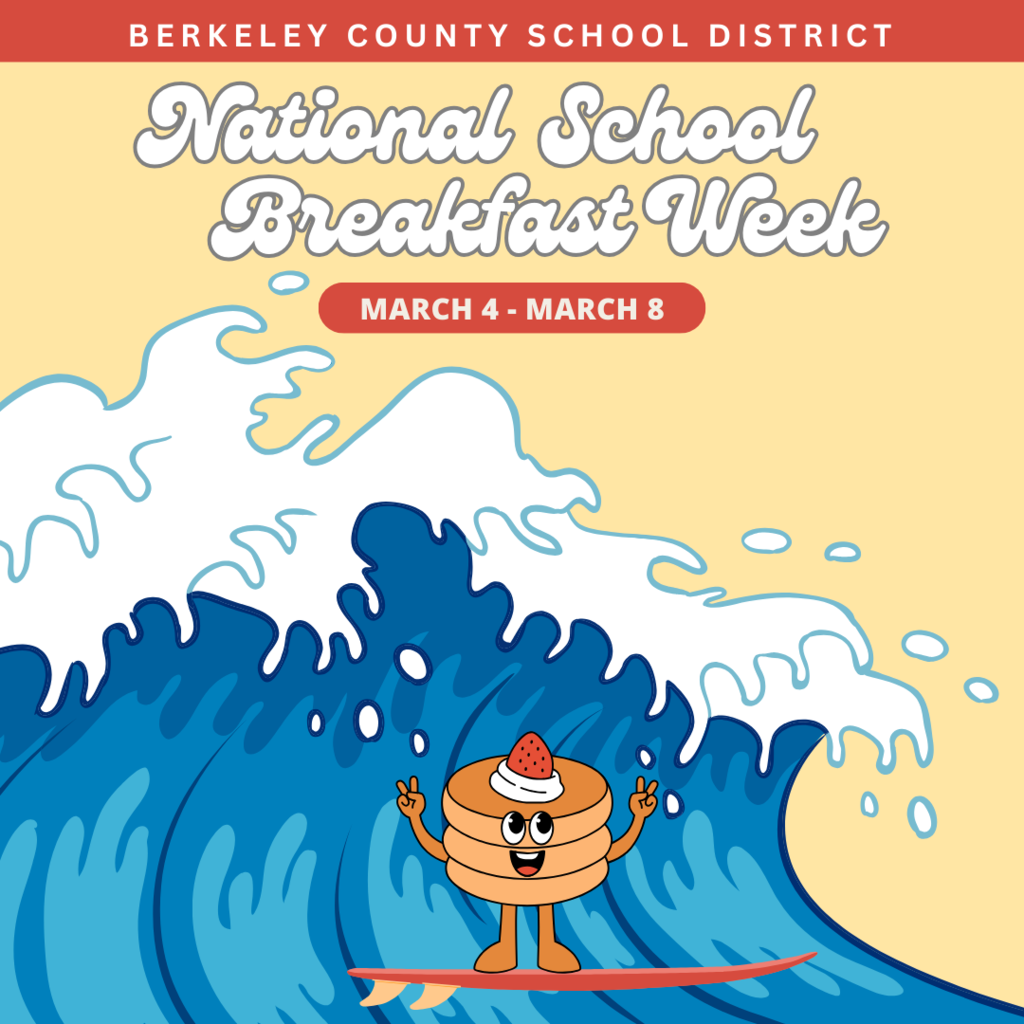 National School Breakfast Week March 4- March 8 graphic
