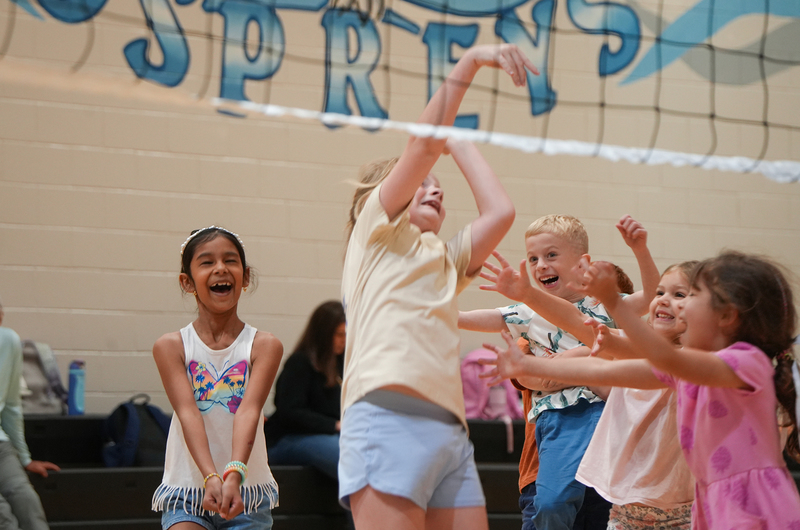 girls going after ball