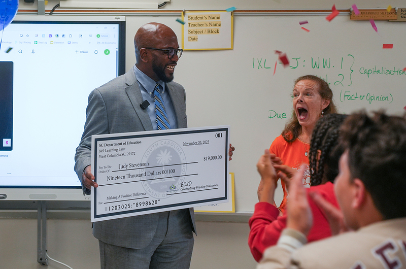 teacher being surprised