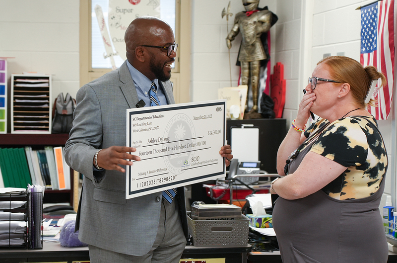 teacher being surprised