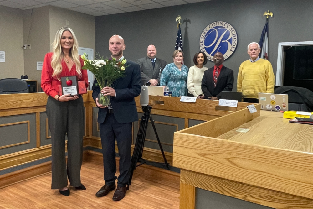 Elizabeth Bradley, Luke Smith, Dr. Saxe, and members of the board