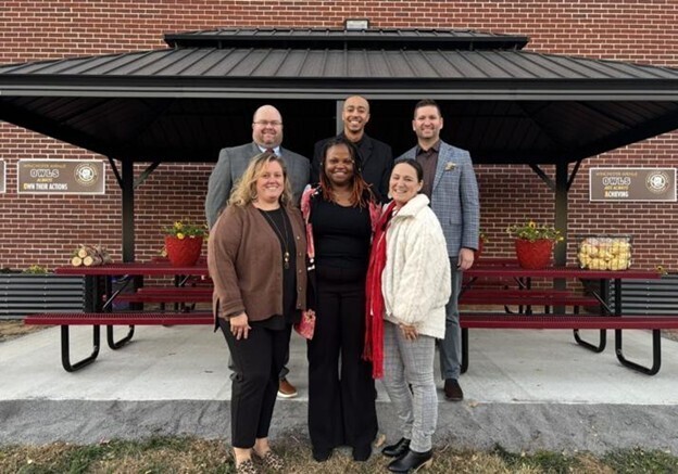 Superintendent Ryan Saxe, Dep Superintendent Matthew Woods, Jason Barrett, Stefinie Aversa, Charity Ballard and Brooke O'Connell