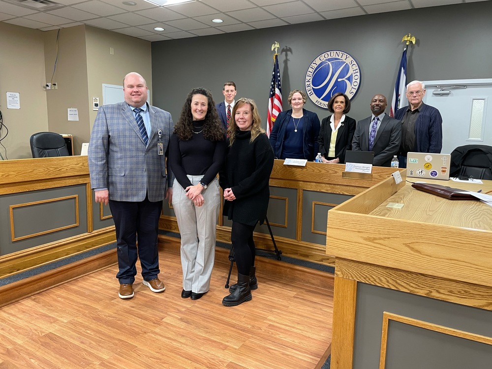 Veronic Raineri, Dr. Saxe, Angie Milliman, and members of the board