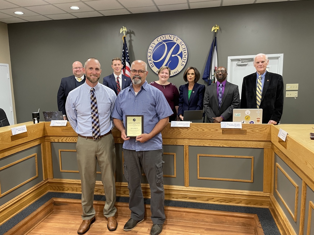 Kevin Lemaster, Chande Pence, Dr. Saxe, and members of the board
