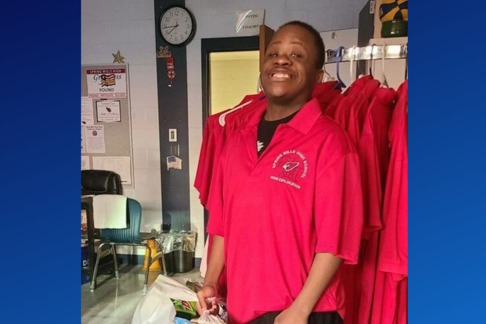Howard Thomas of Spring Mills High School.