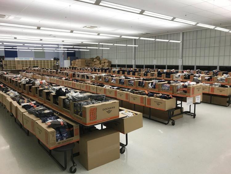Boxes of sock are pictured during a previous Martinsburg North Middle School sock sale.