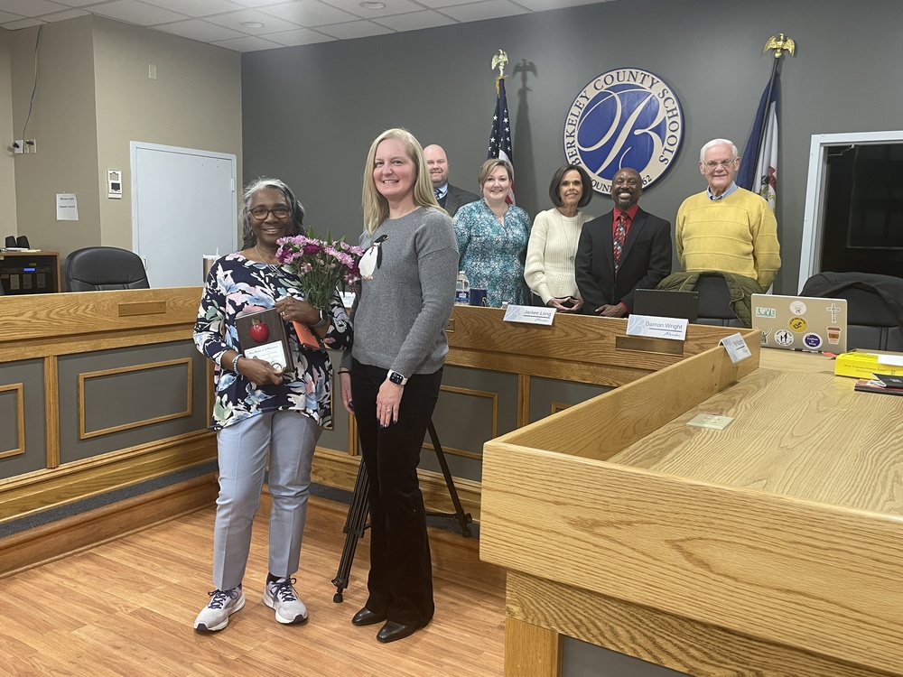 Sharon Wright, Amy Haderer, dr. Saxe, and members of the board