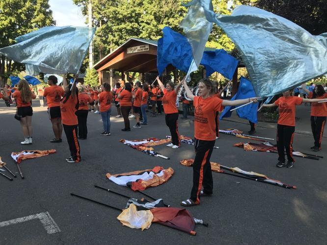 Band Students performing