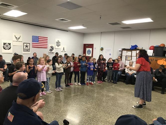 students performing