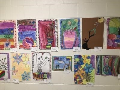 Back Creek Valley Elementary School art show