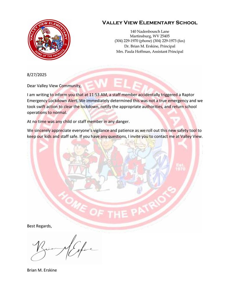 See Letter