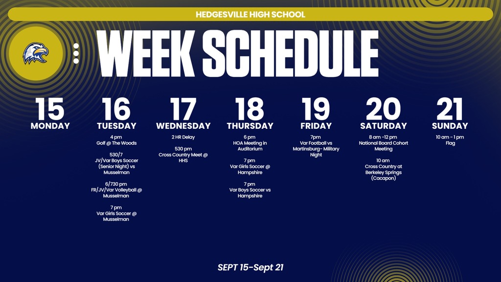Week 9/15-9/21