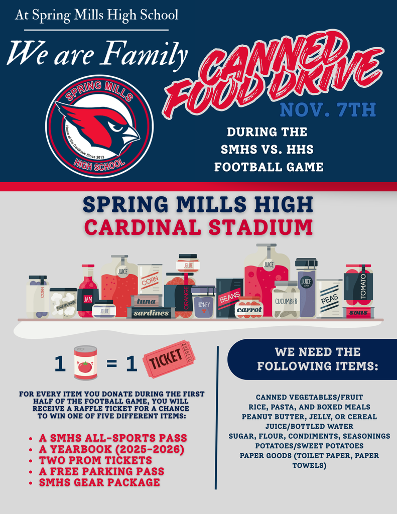 Food Drive at Tonight's Home Football Game